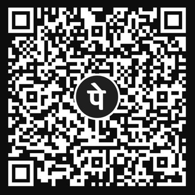 PhonePe QR code to leave an optional tip